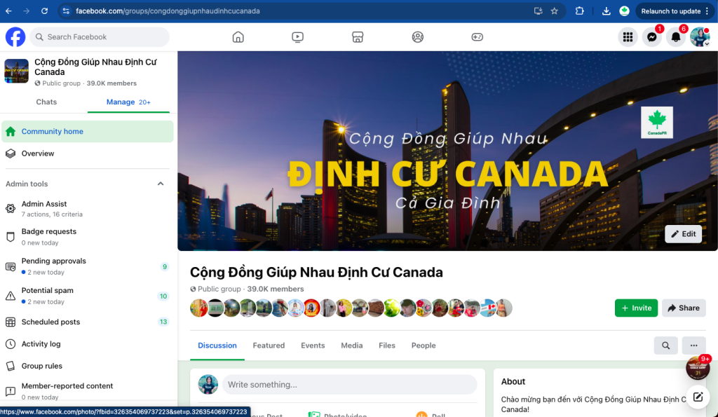 Cộng đồng người Việt hỗ trợ nhau định cư Canada. Cộng đồng người Việt hỗ trợ nhau định cư Canada.